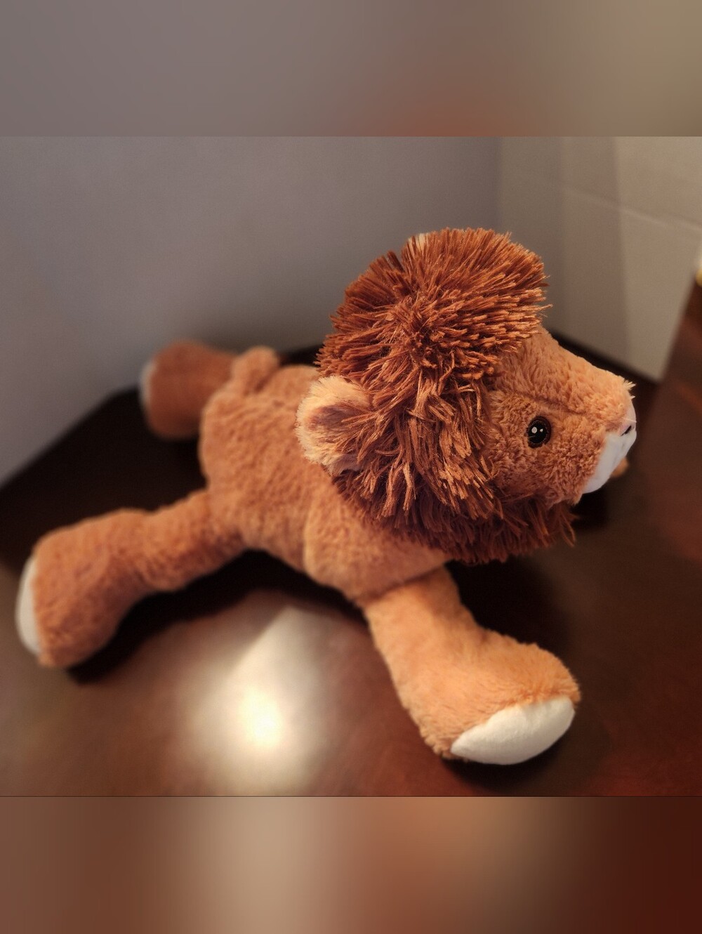 Plush Lion Stuffed Toy - Brown